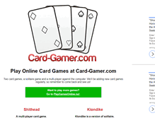 Tablet Screenshot of card-gamer.com